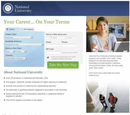 National-University-A Ejemplo de A/B testing
