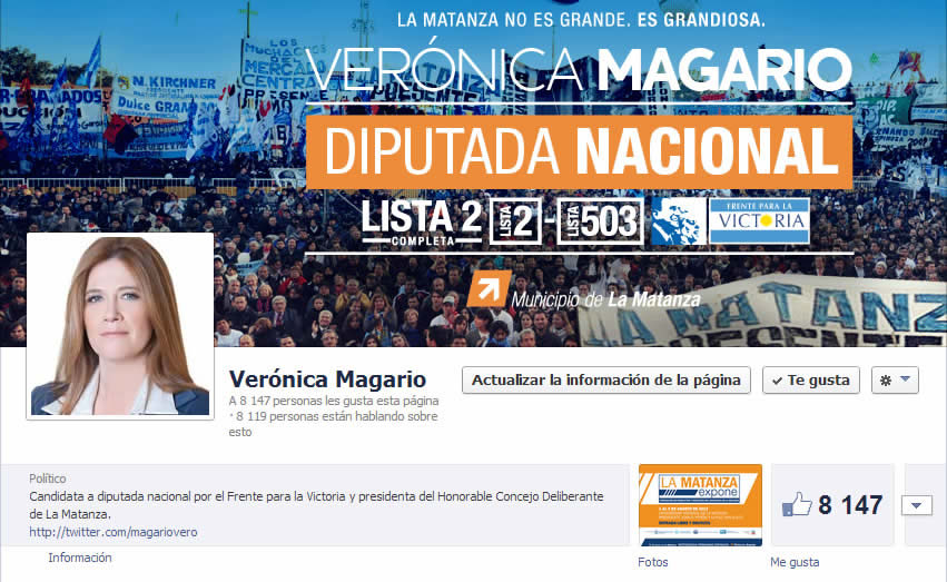 facebook veronica magario