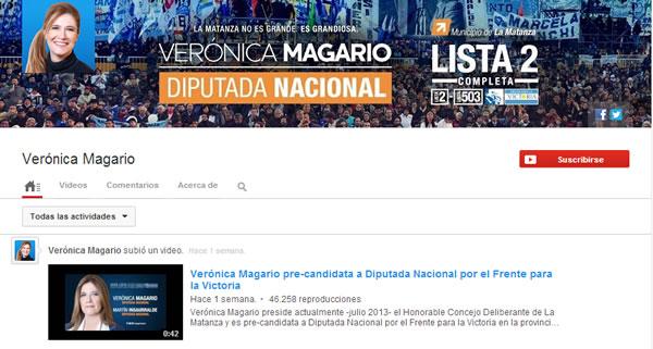 video youtube veronica magario