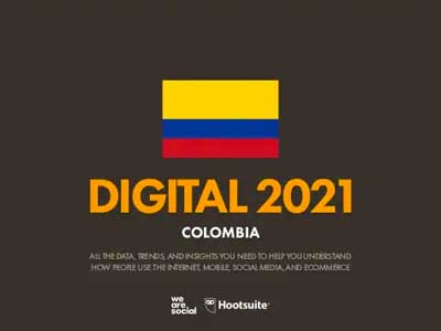 Estadísticas de Redes Sociales en Colombia 2021